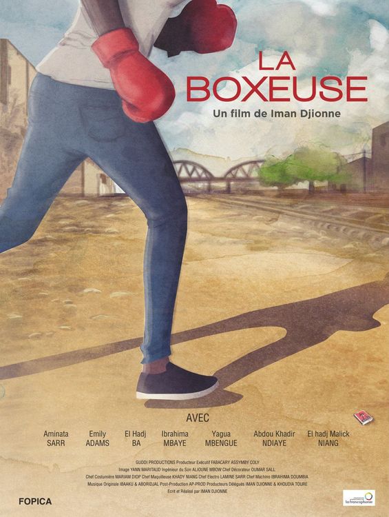 La Boxeuse — affiche